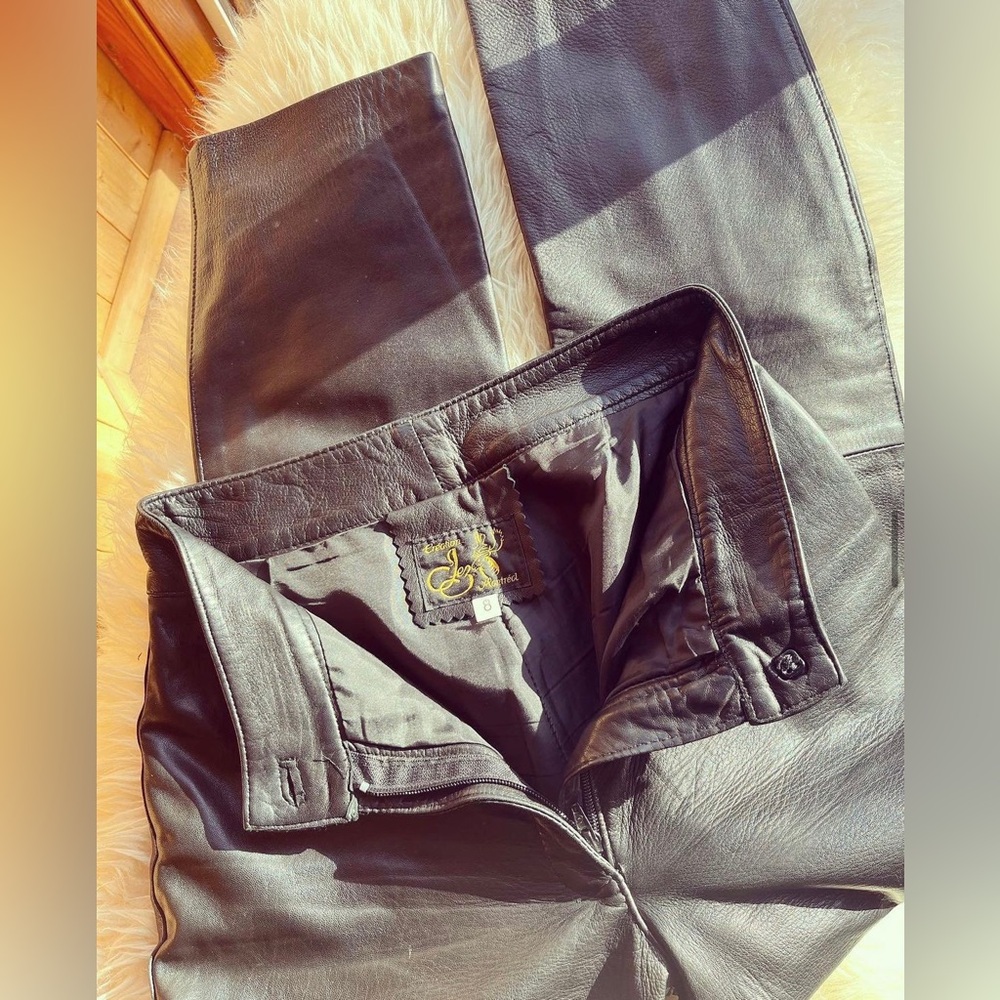 Vintage Genuine Leather Pants (Made in Canada US 8)